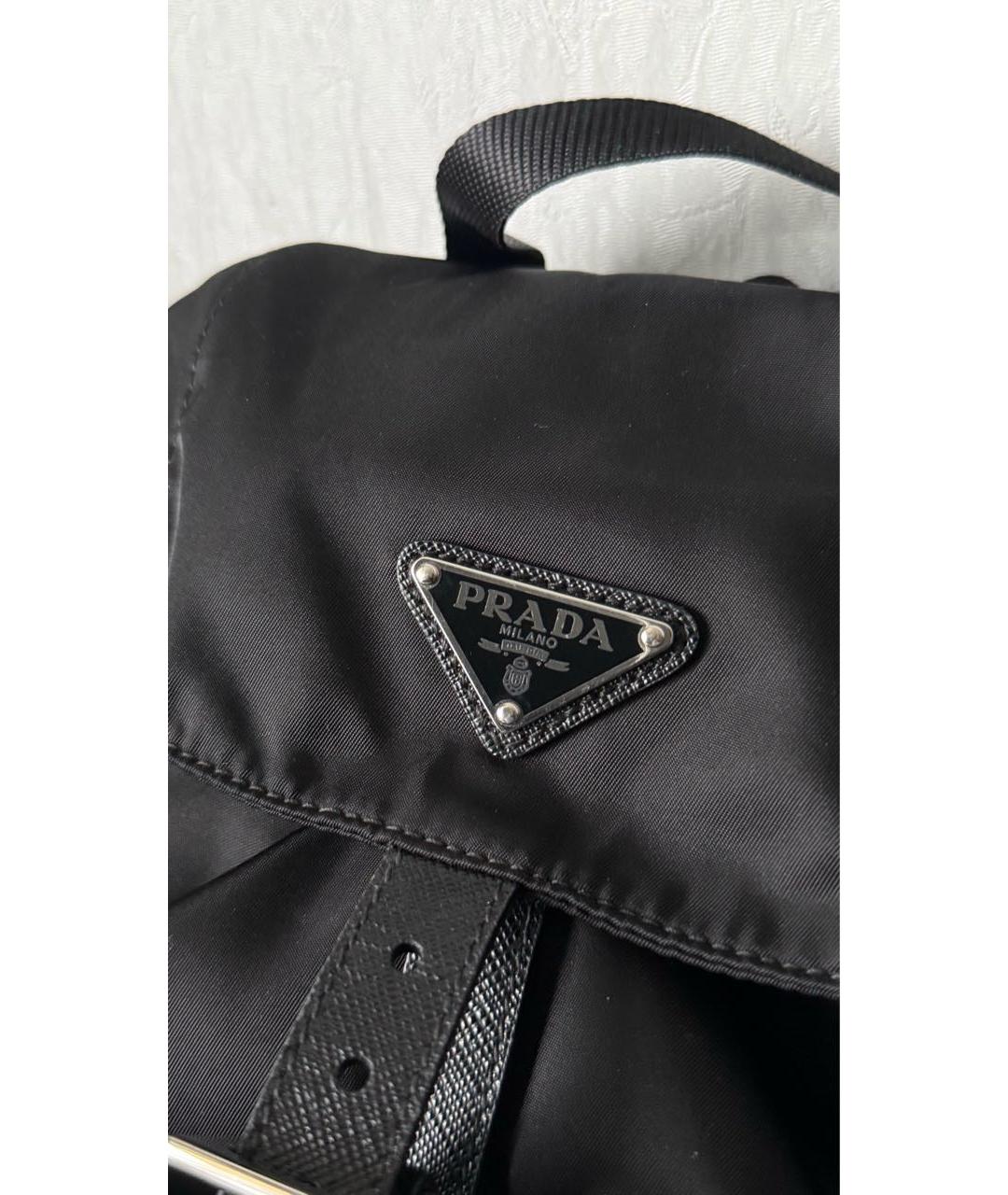 PRADA Черный рюкзак, фото 6