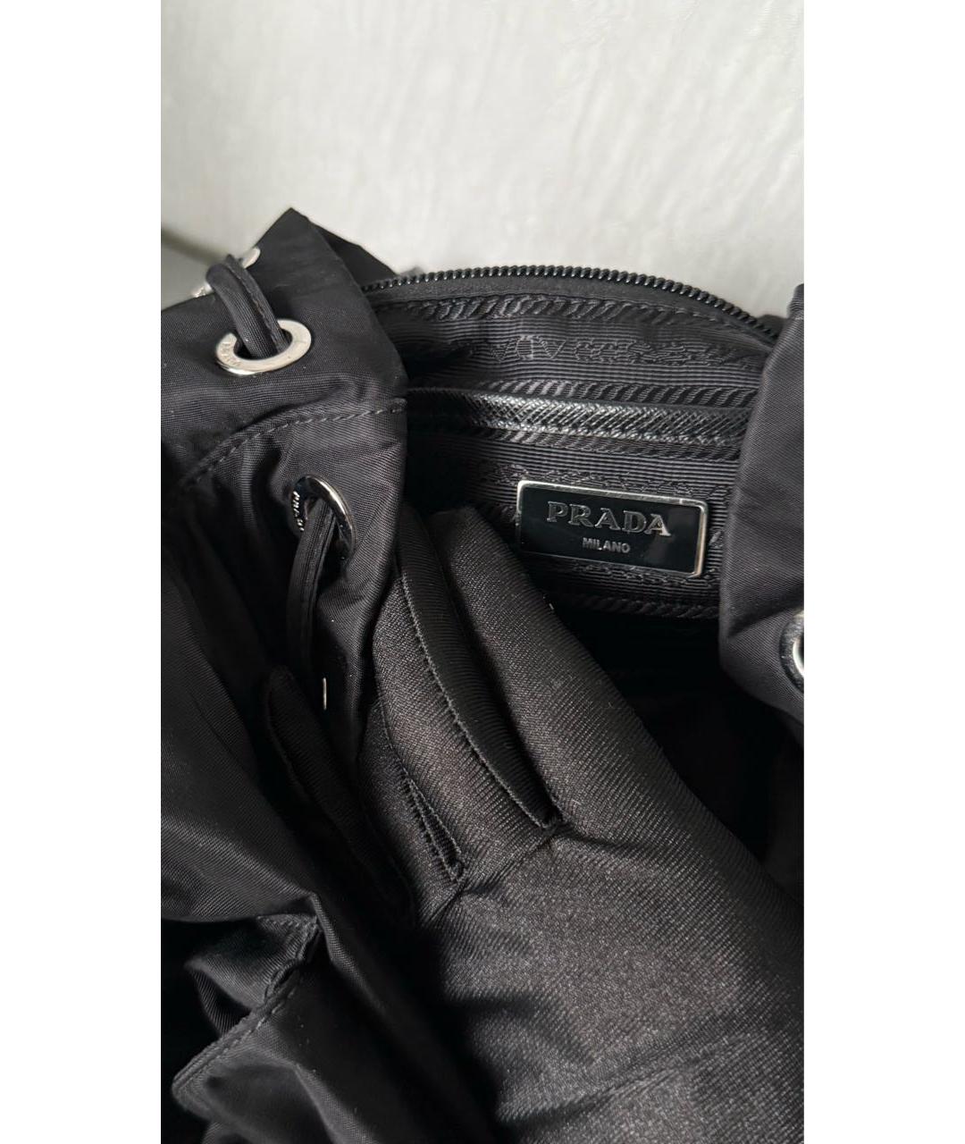 PRADA Черный рюкзак, фото 4