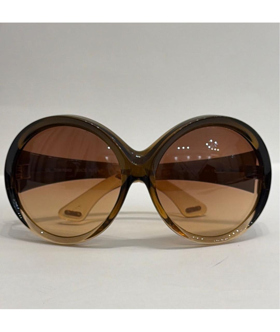 TOM FORD Коричневые пластиковые солнцезащитные очки, фото 6