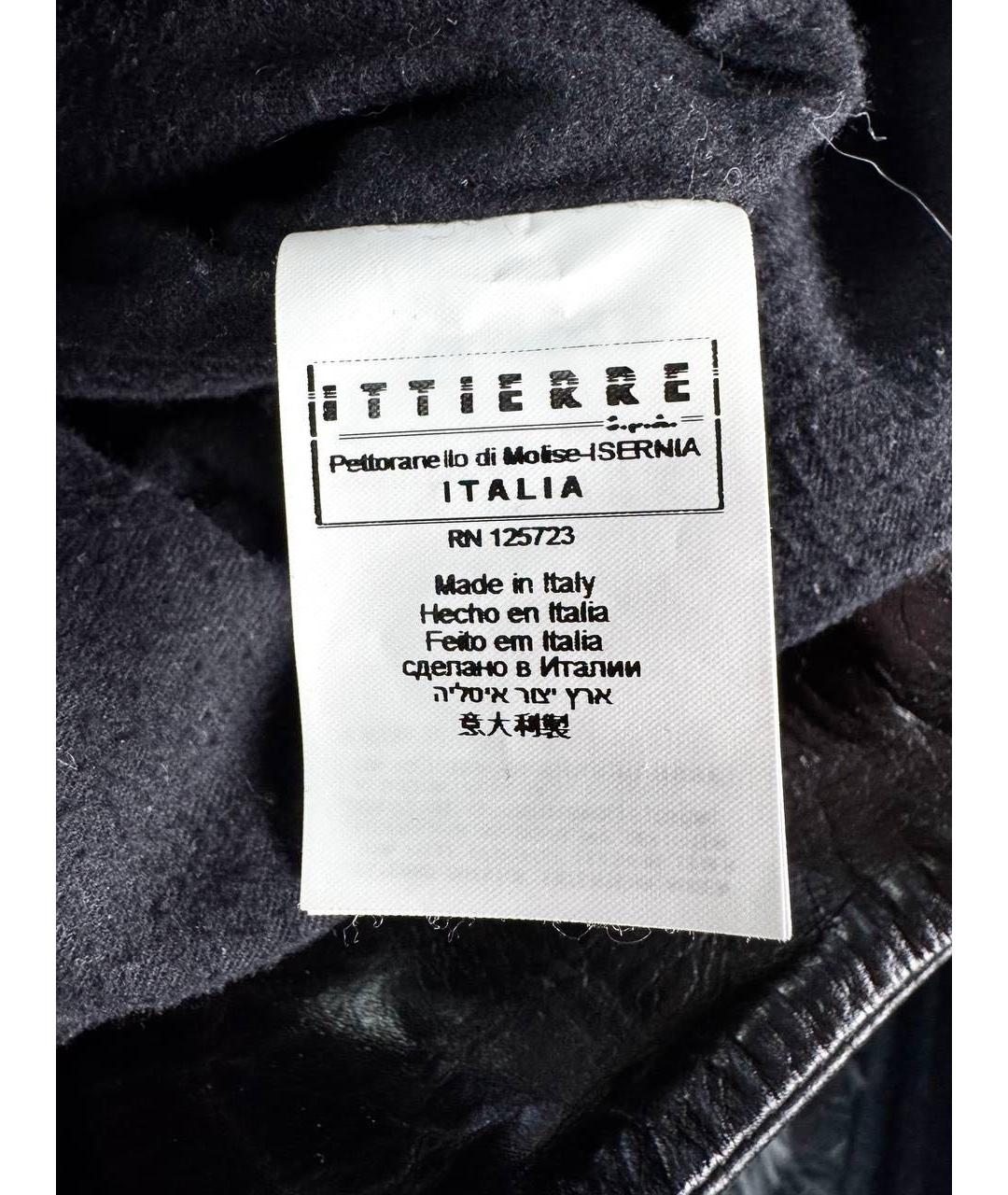 PIERRE BALMAIN Черная кожаная куртка, фото 6