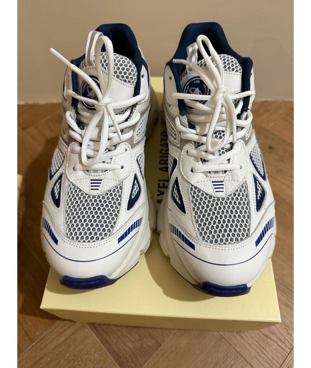 AXEL ARIGATO Белые текстильные низкие кроссовки / кеды, фото 2