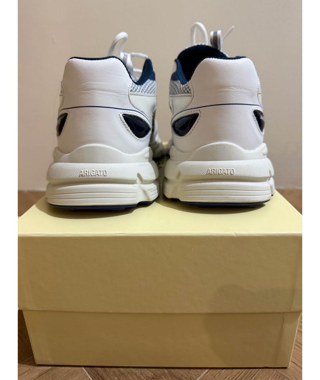 AXEL ARIGATO Белые текстильные низкие кроссовки / кеды, фото 4