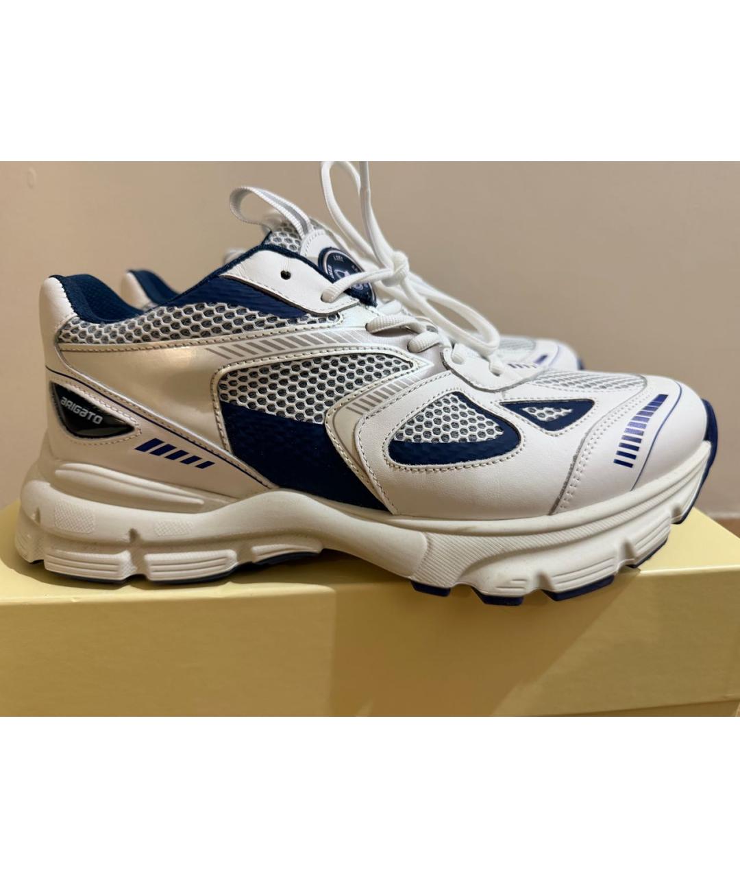 AXEL ARIGATO Белые текстильные низкие кроссовки / кеды, фото 8