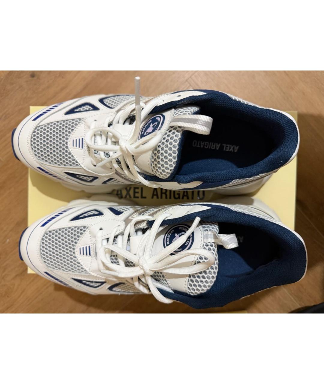 AXEL ARIGATO Белые текстильные низкие кроссовки / кеды, фото 3