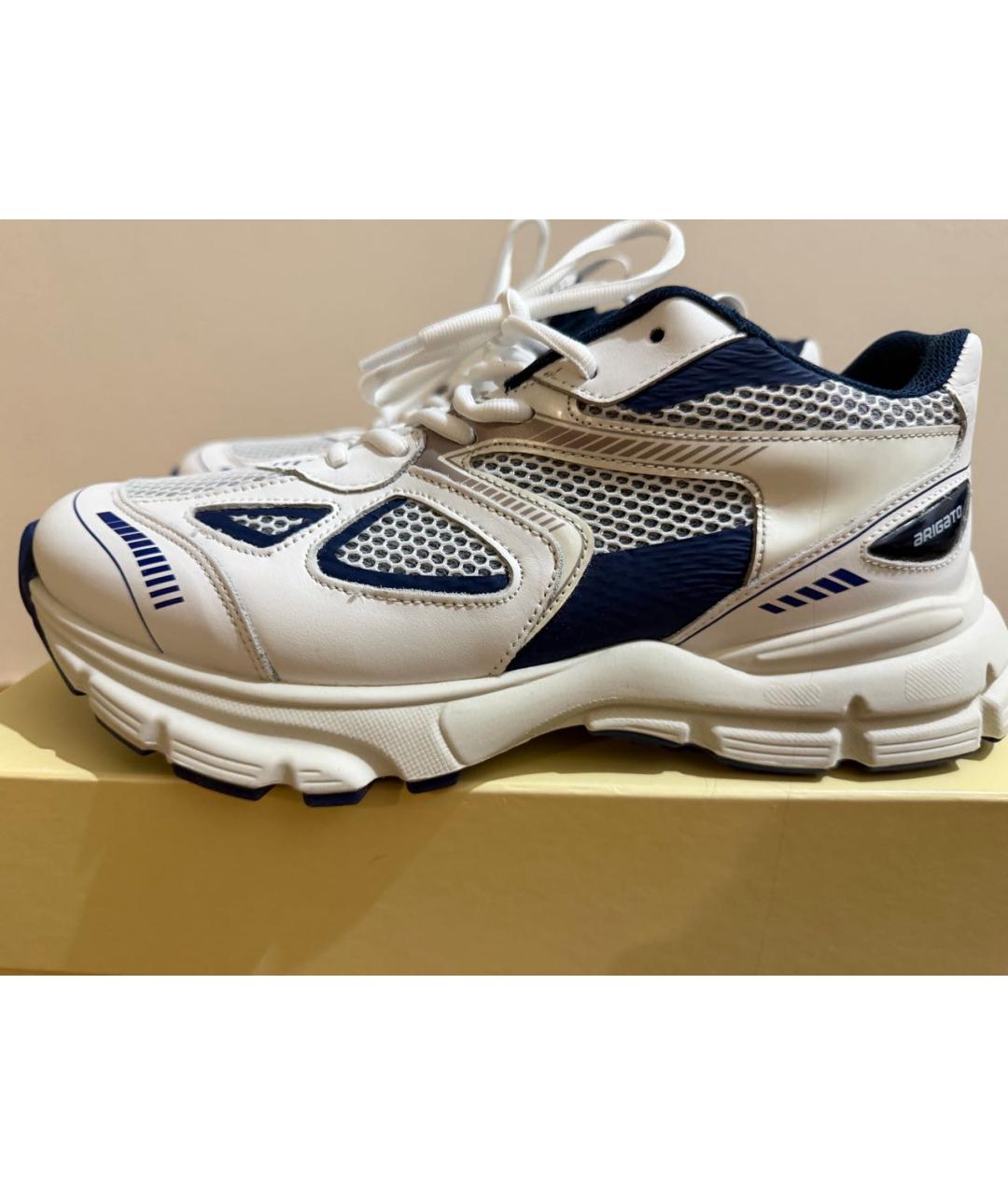 AXEL ARIGATO Белые текстильные низкие кроссовки / кеды, фото 7