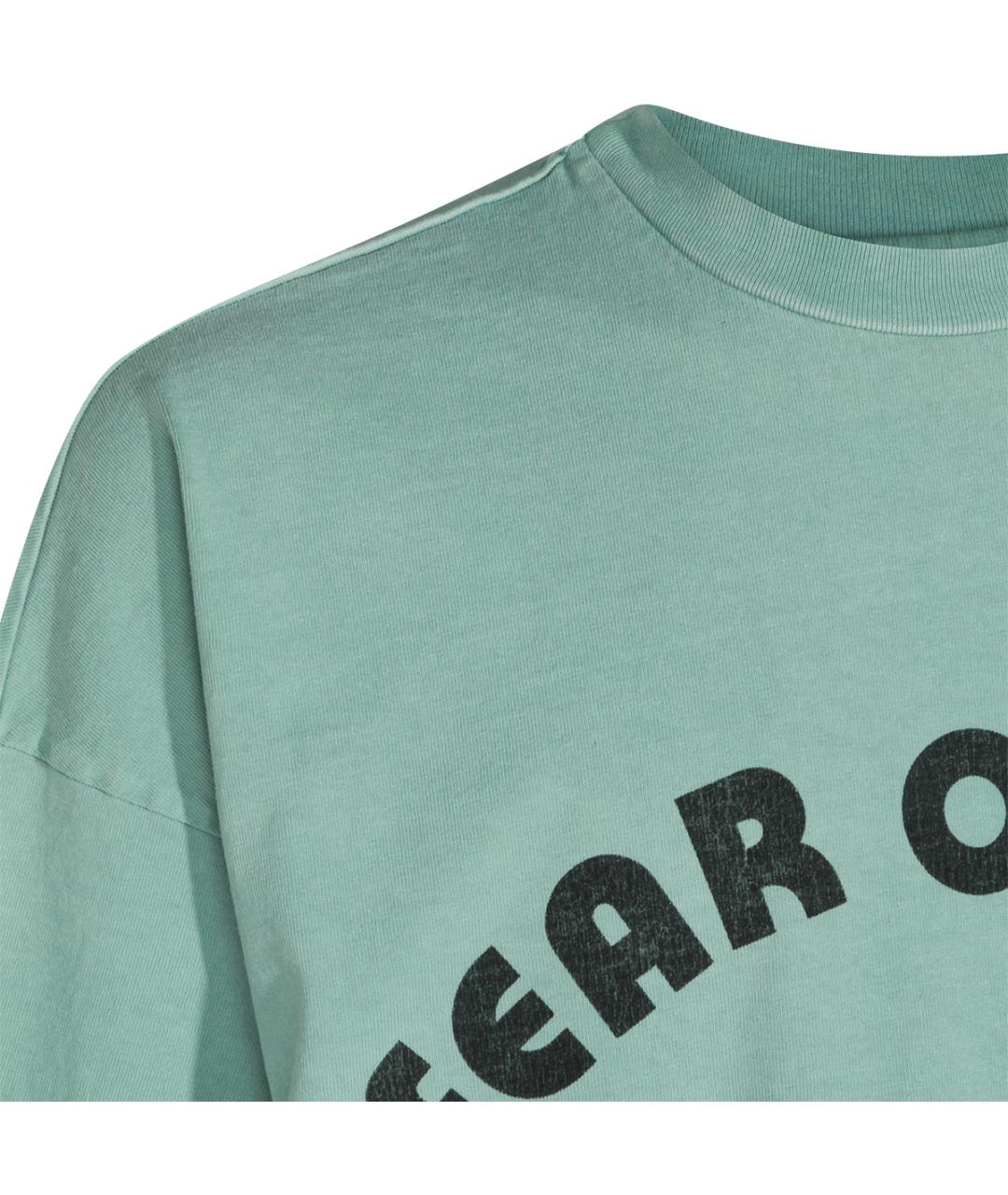 FEAR OF GOD Бирюзовая футболка, фото 3