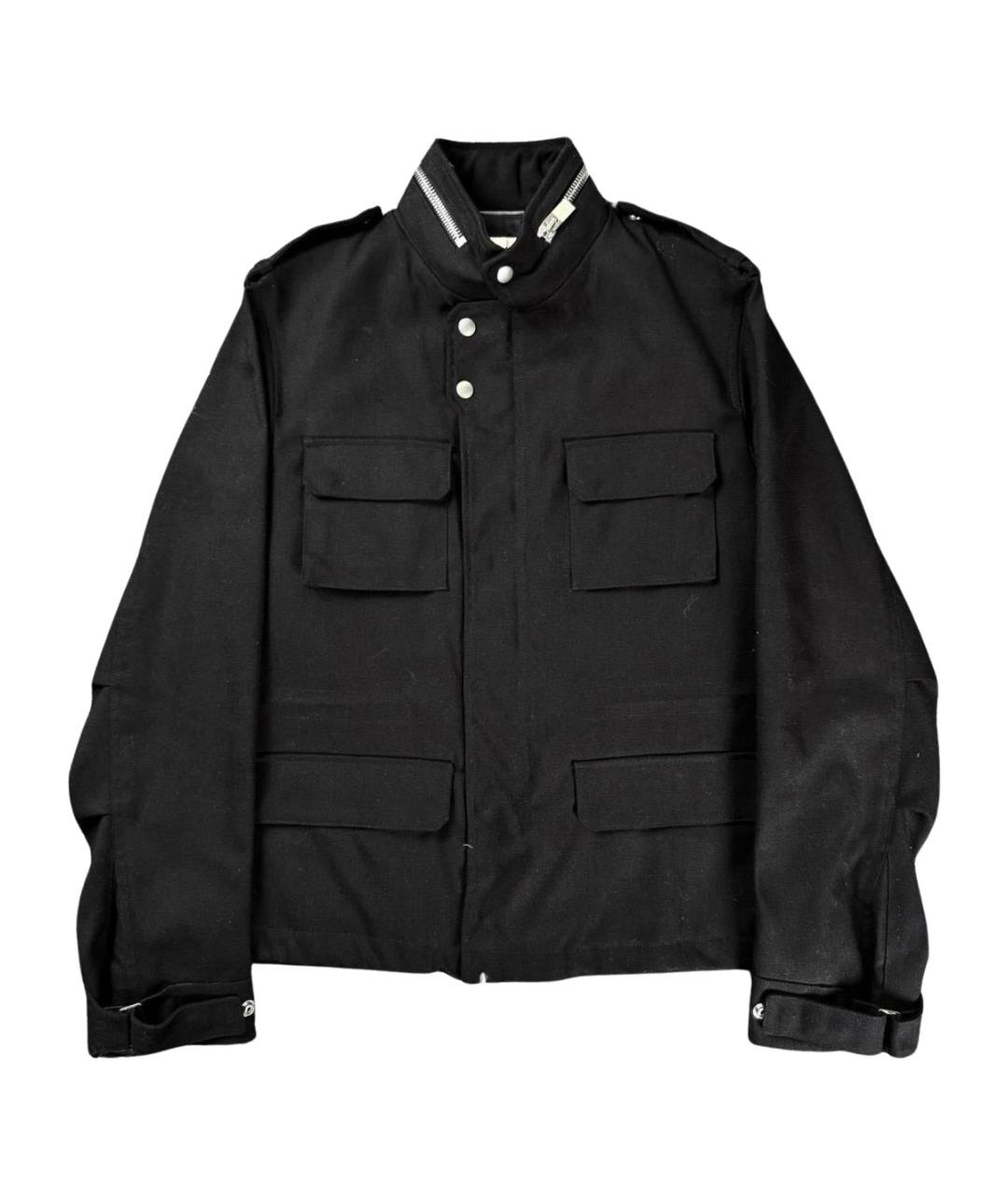 SAINT LAURENT Черная хлопковая куртка, фото 1