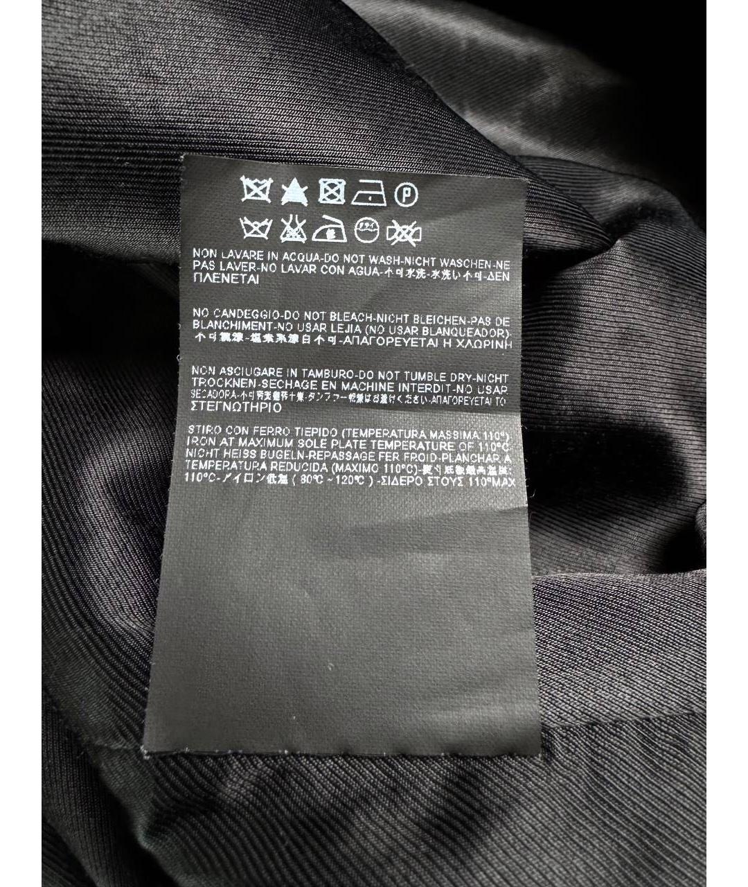 SAINT LAURENT Черная хлопковая куртка, фото 7