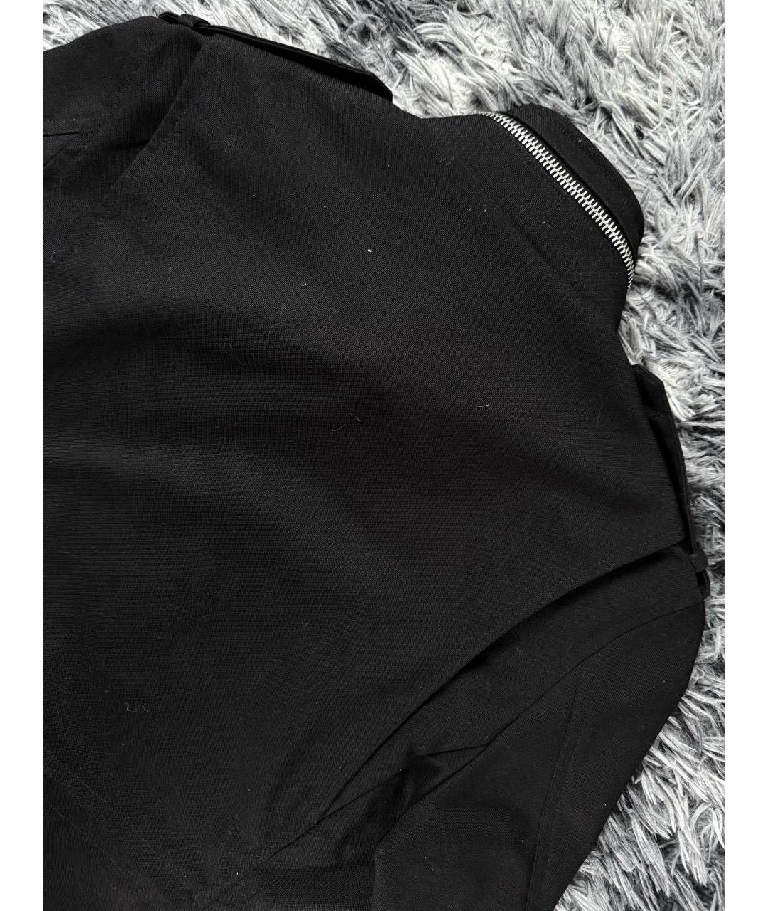 SAINT LAURENT Черная хлопковая куртка, фото 3