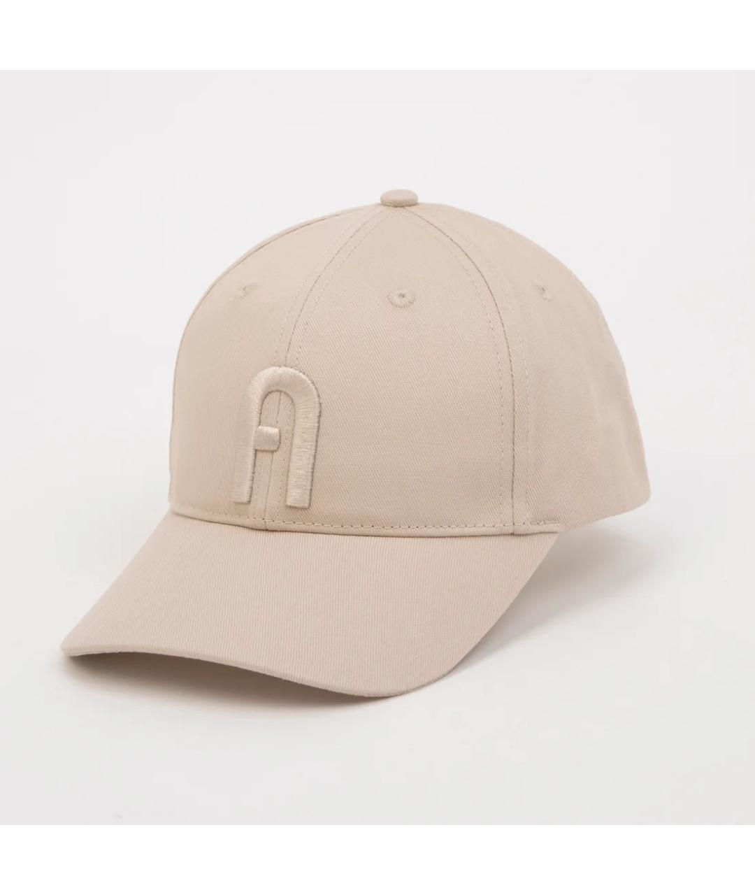 FURLA Бежевая хлопковая кепка, фото 6