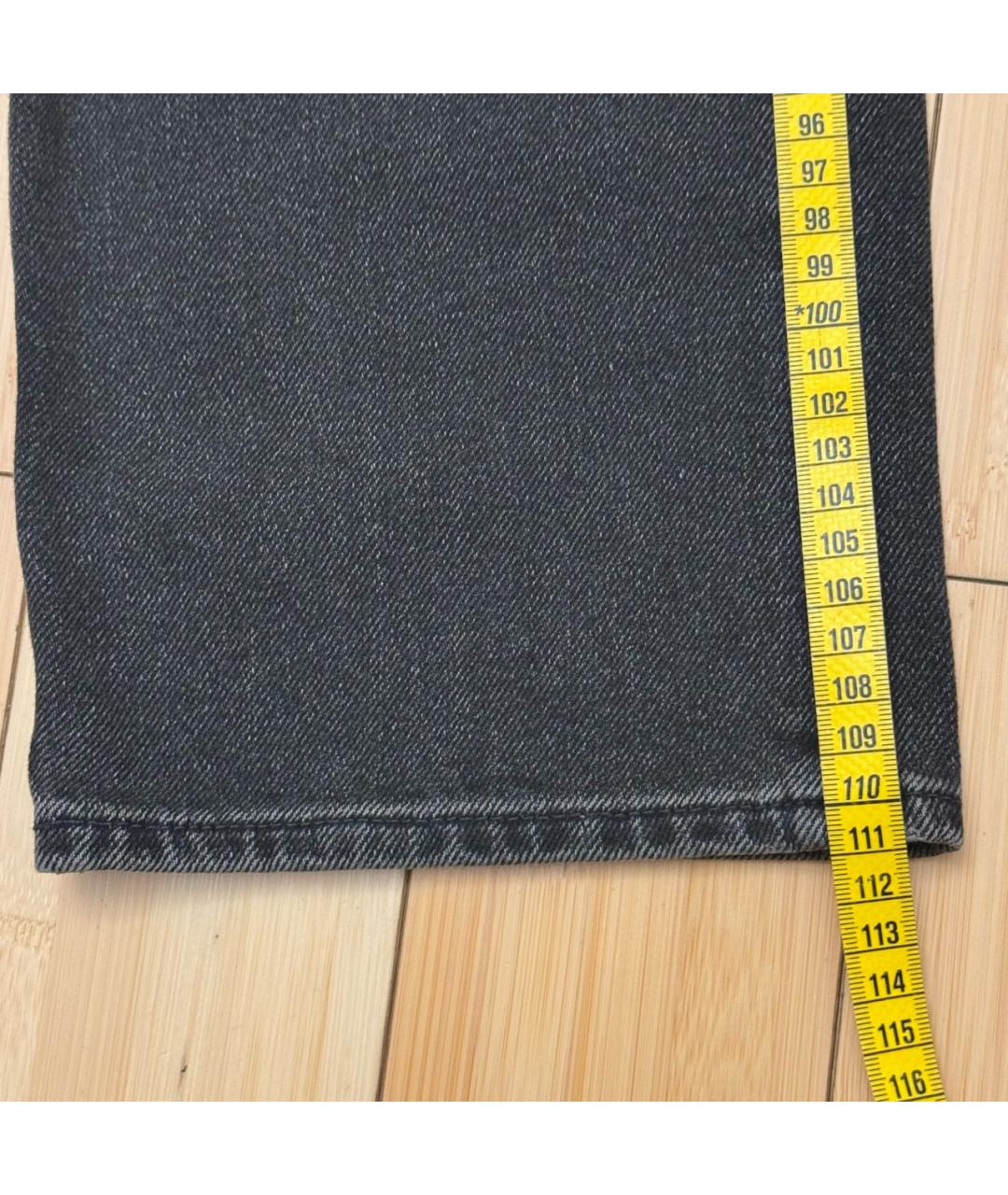 SANDRO Черные хлопковые прямые джинсы, фото 5