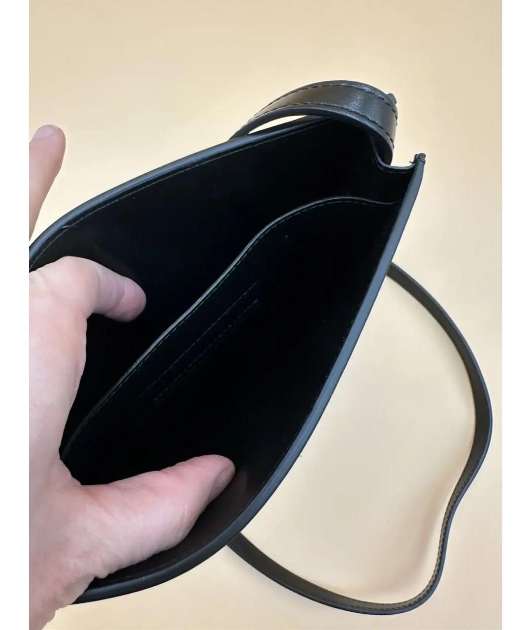 GIVENCHY Черная кожаная сумка через плечо, фото 7