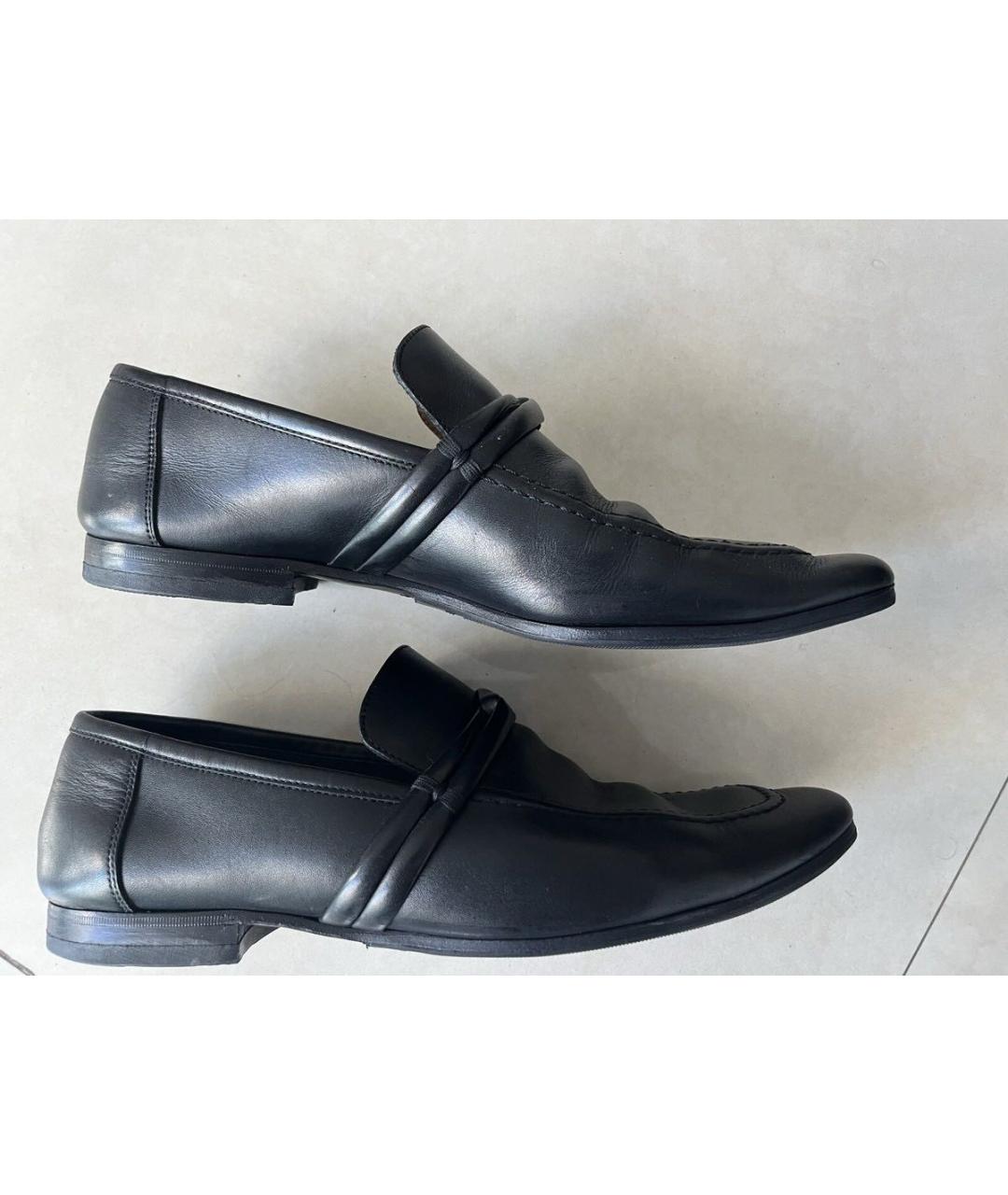 GUCCI Черные кожаные лоферы, фото 9