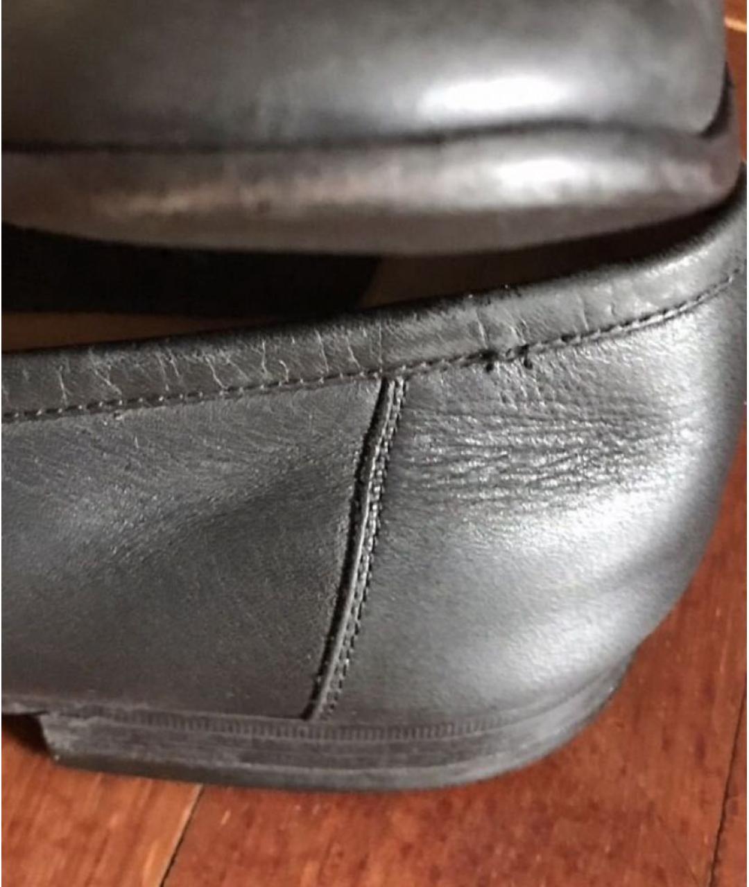 GUCCI Черные кожаные лоферы, фото 6