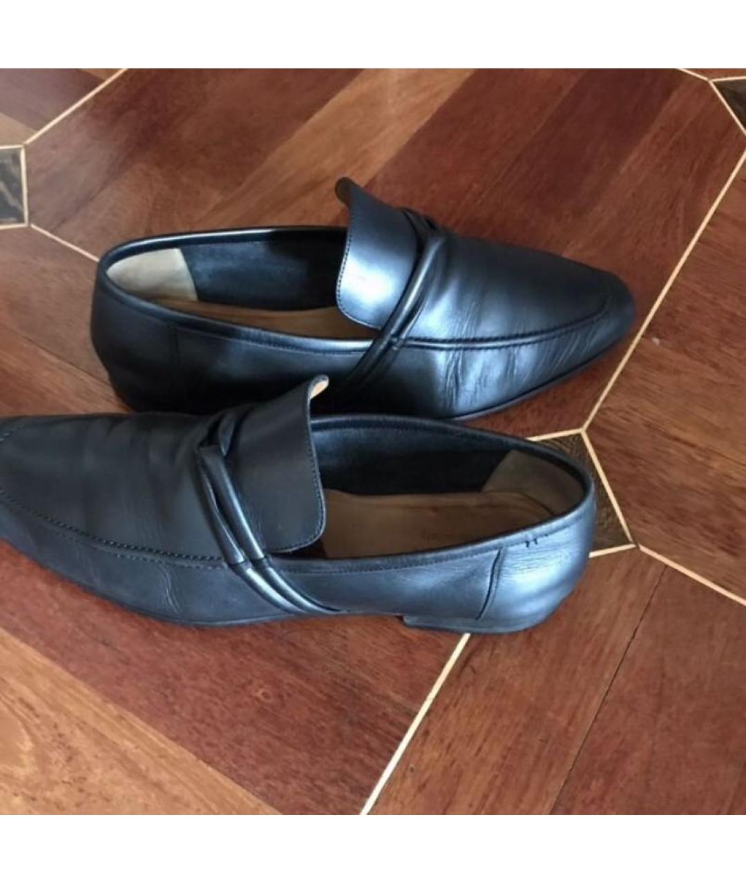 GUCCI Черные кожаные лоферы, фото 8