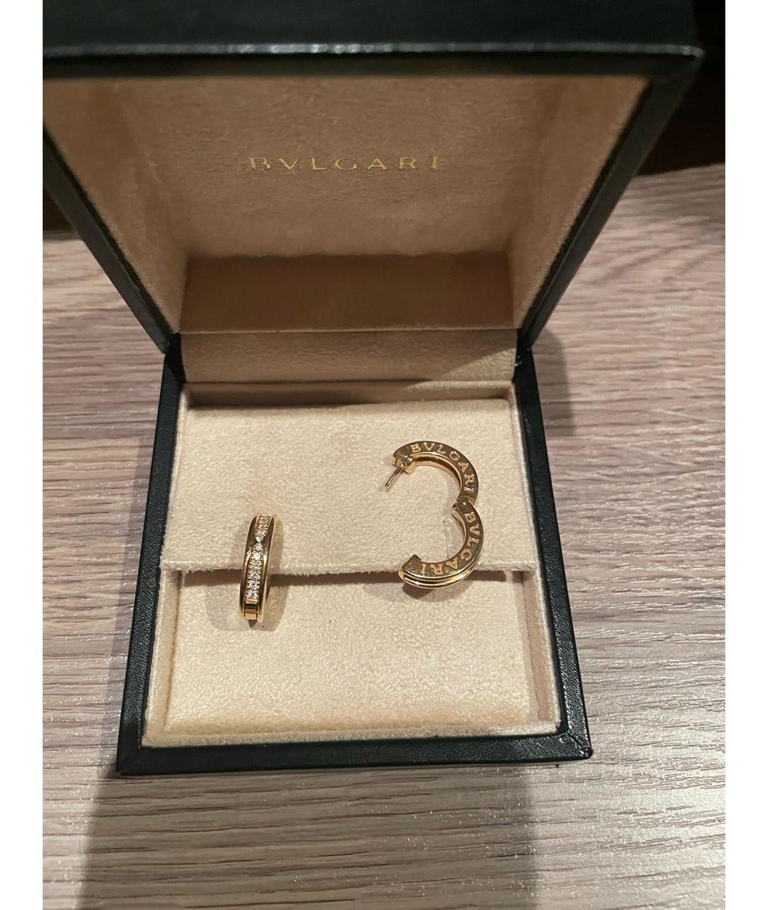 BVLGARI Золотые серьги из желтого золота, фото 2