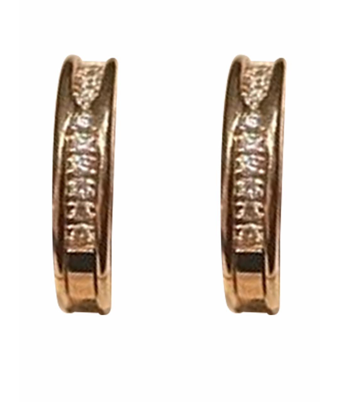 BVLGARI Золотые серьги из желтого золота, фото 1