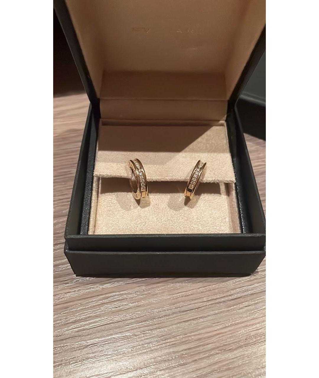 BVLGARI Золотые серьги из желтого золота, фото 6