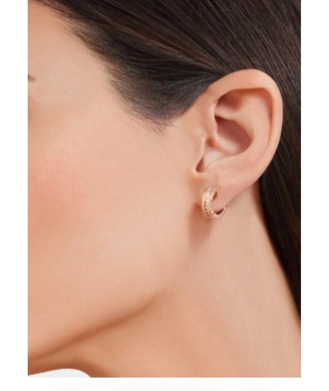 BVLGARI Золотые серьги из желтого золота, фото 4