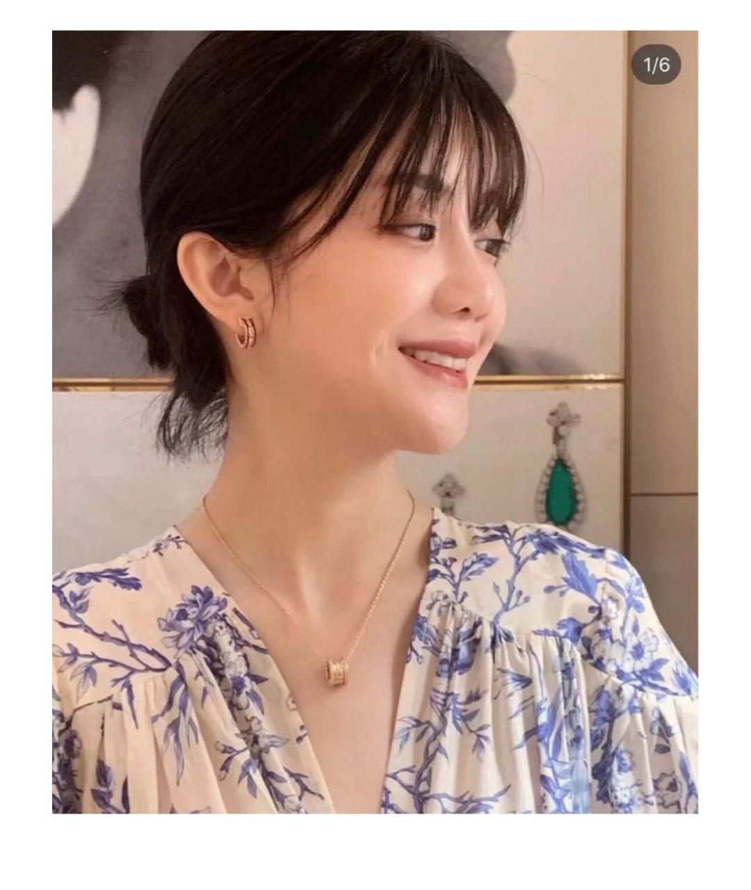 BVLGARI Золотые серьги из желтого золота, фото 5