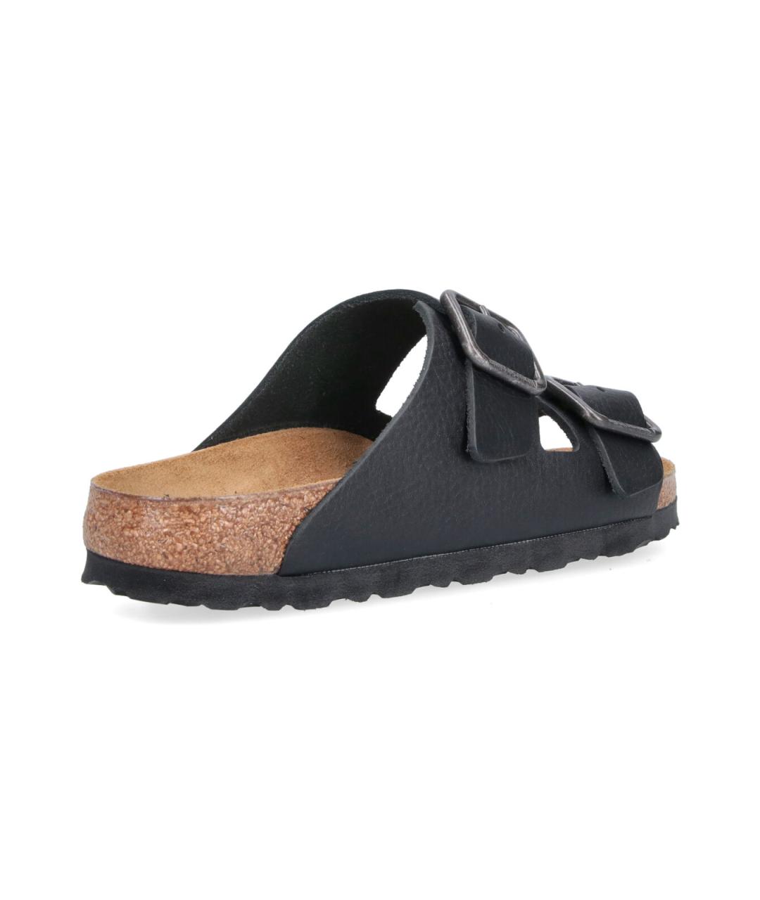 BIRKENSTOCK Черные кожаные сандалии, фото 4