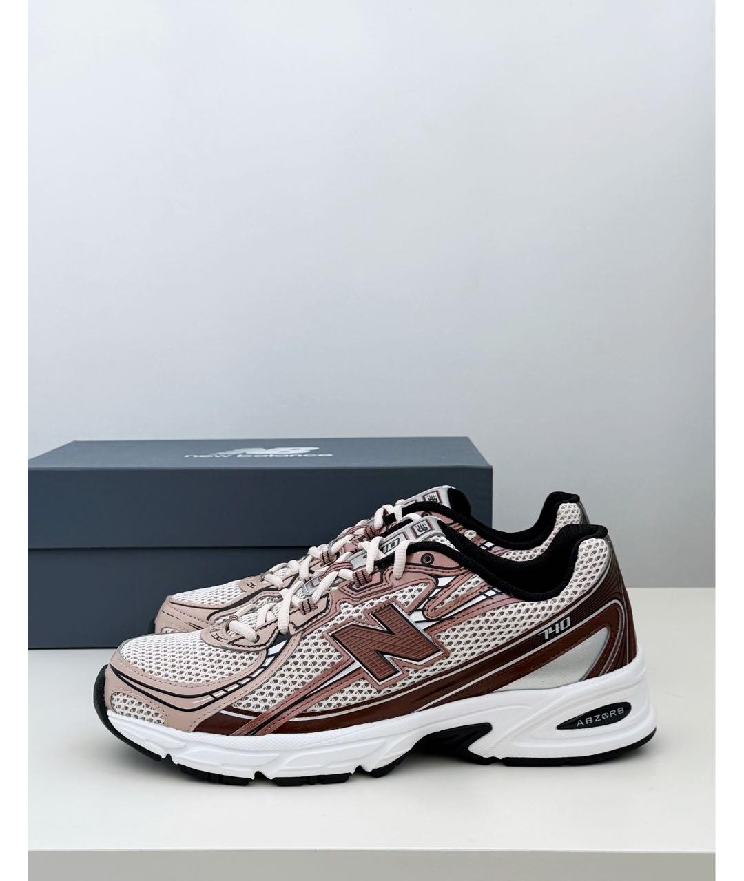 NEW BALANCE Коричневые текстильные кроссовки, фото 5