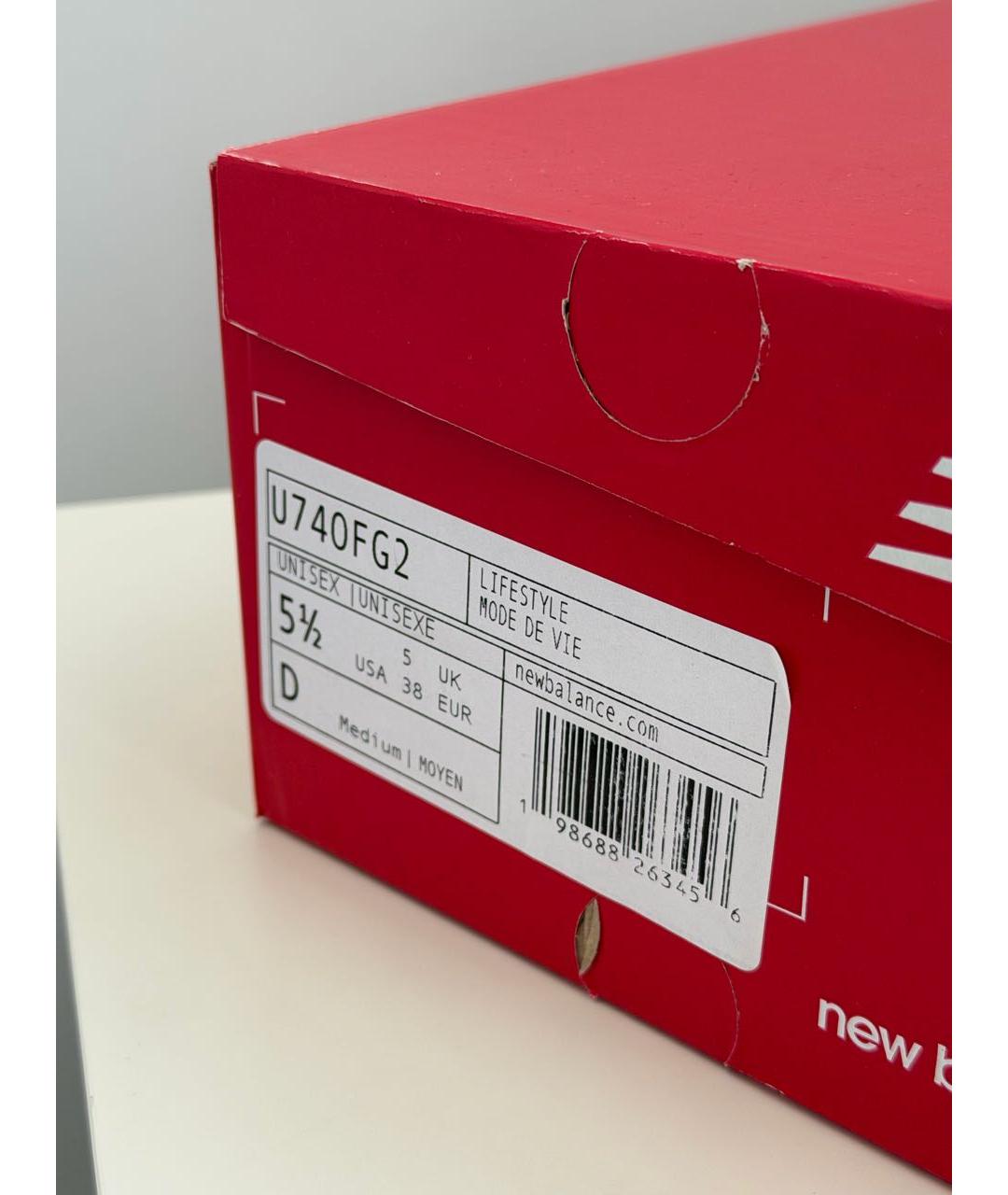 NEW BALANCE Серые текстильные кроссовки, фото 7