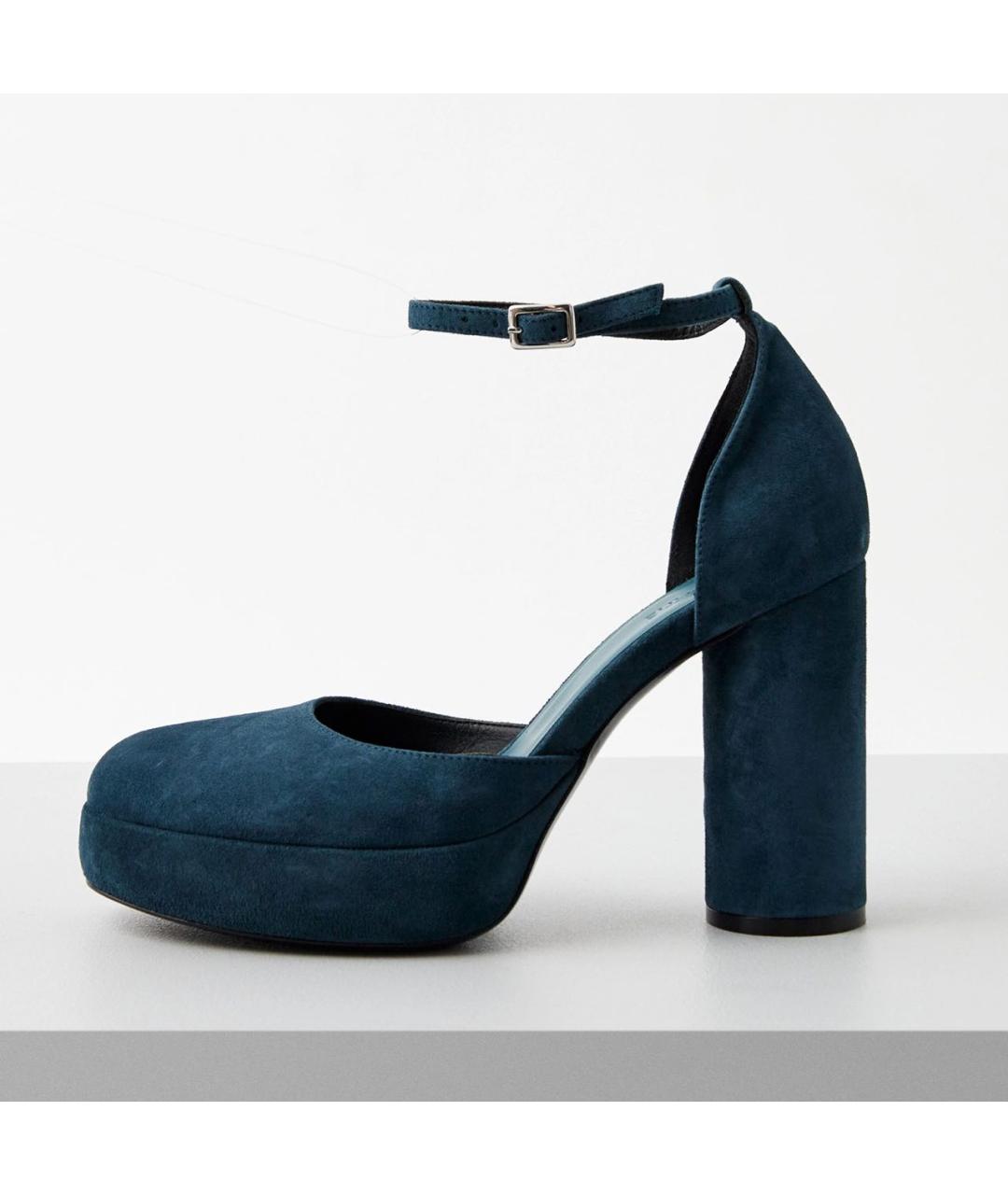 VIC MATIE Синие замшевые туфли, фото 9