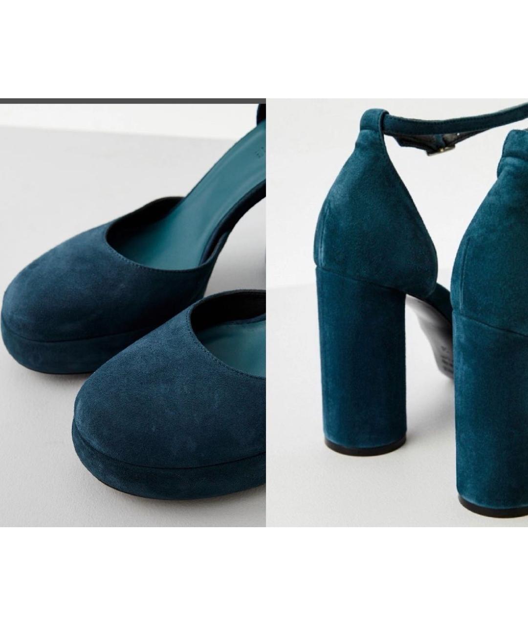 VIC MATIE Синие замшевые туфли, фото 3