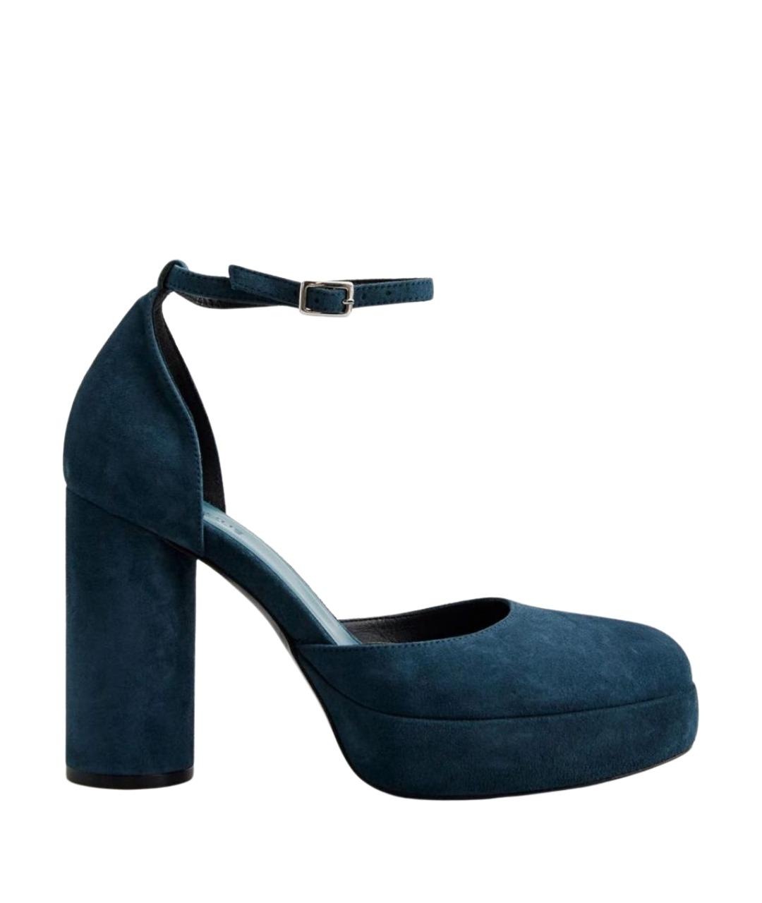 VIC MATIE Синие замшевые туфли, фото 1