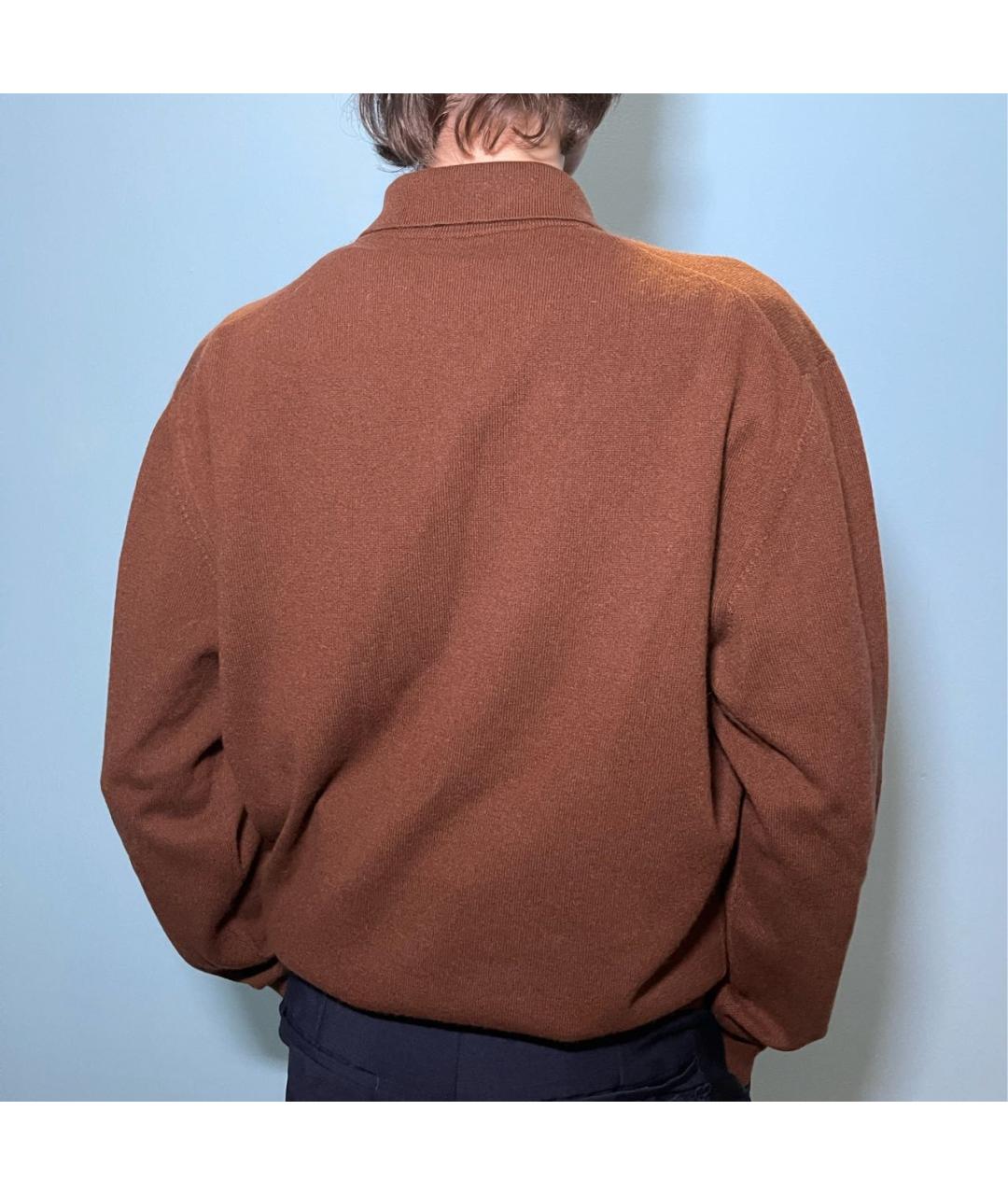 MIU MIU Коричневый кашемировый джемпер / свитер, фото 4