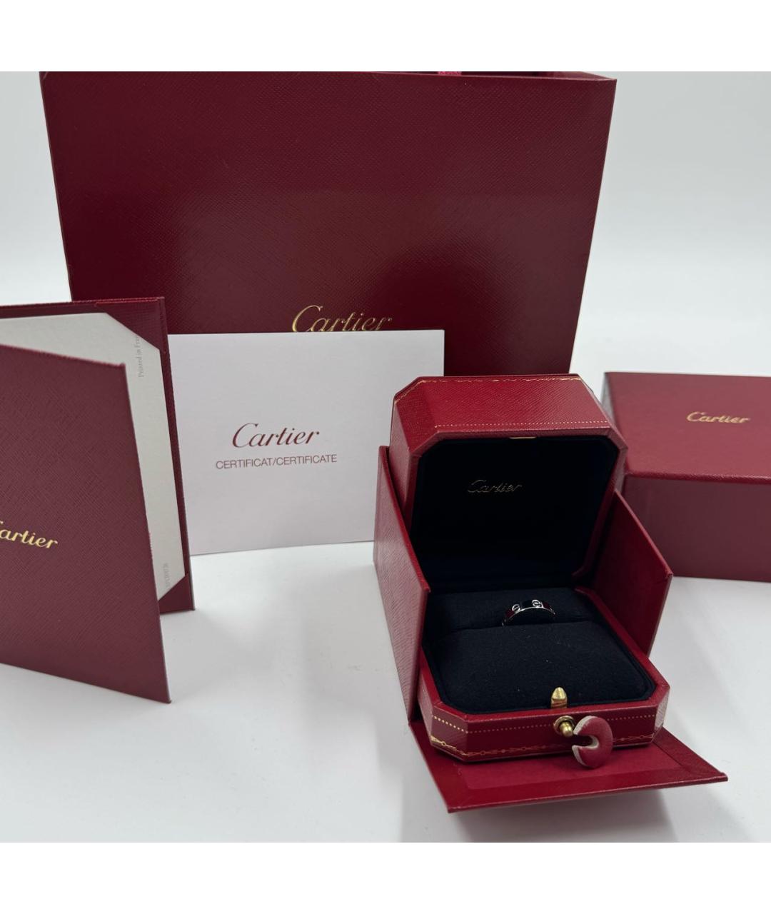 CARTIER Серебряное кольцо из белого золота, фото 2