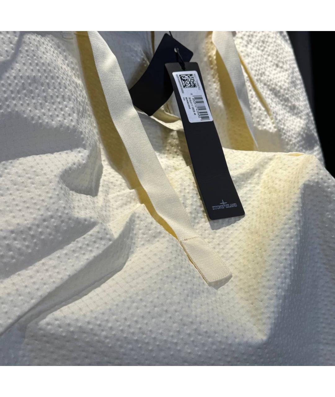 STONE ISLAND SHADOW PROJECT Белые хлопковые шорты, фото 3