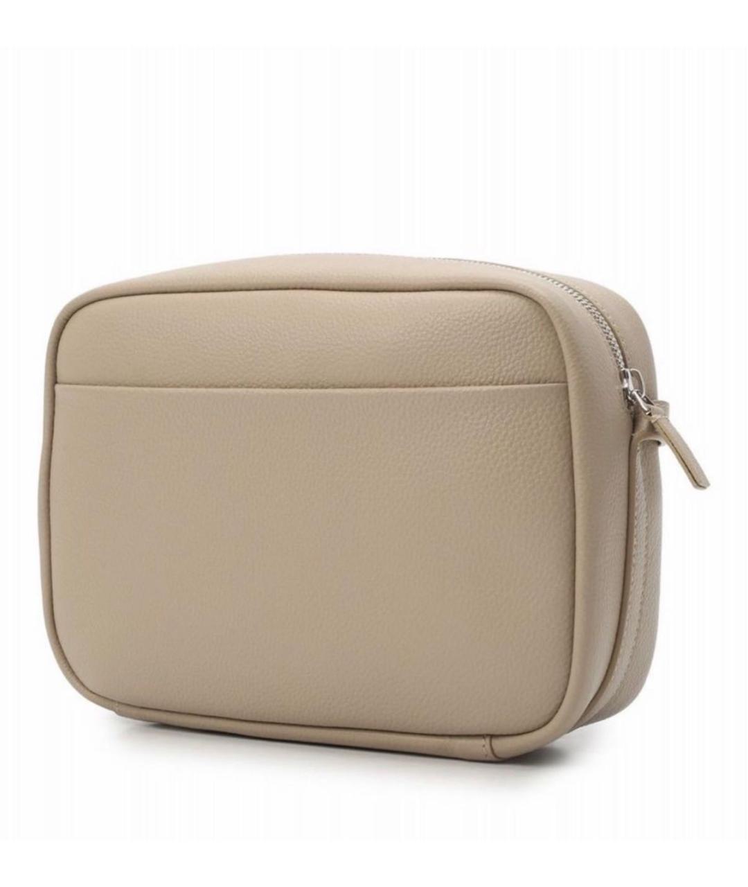 BALENCIAGA Бежевая кожаная сумка через плечо, фото 3