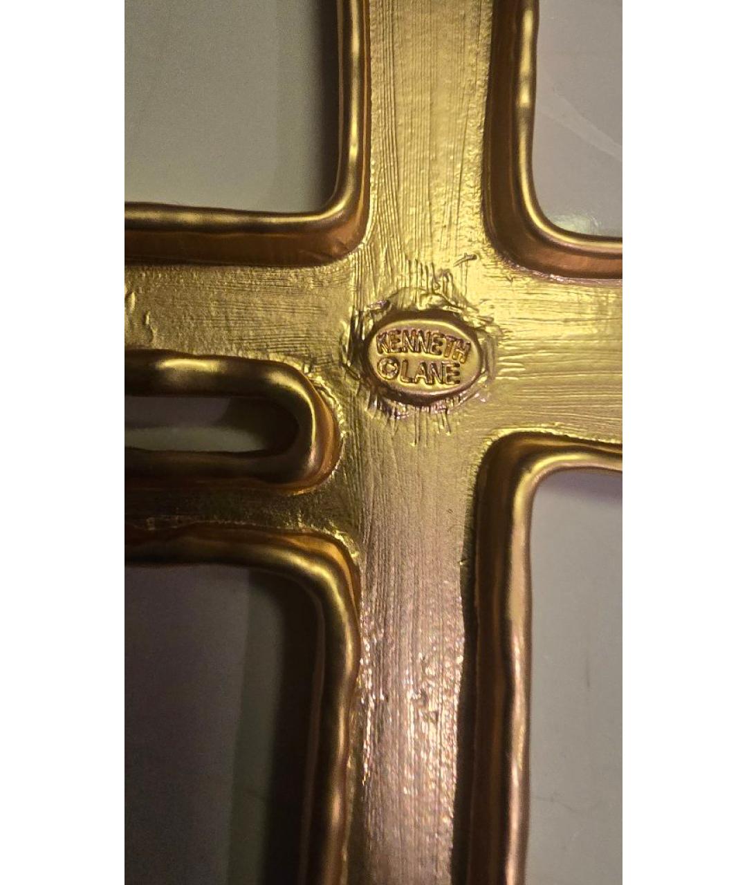 KENNETH JAY LANE Коричневое деревянное колье, фото 3