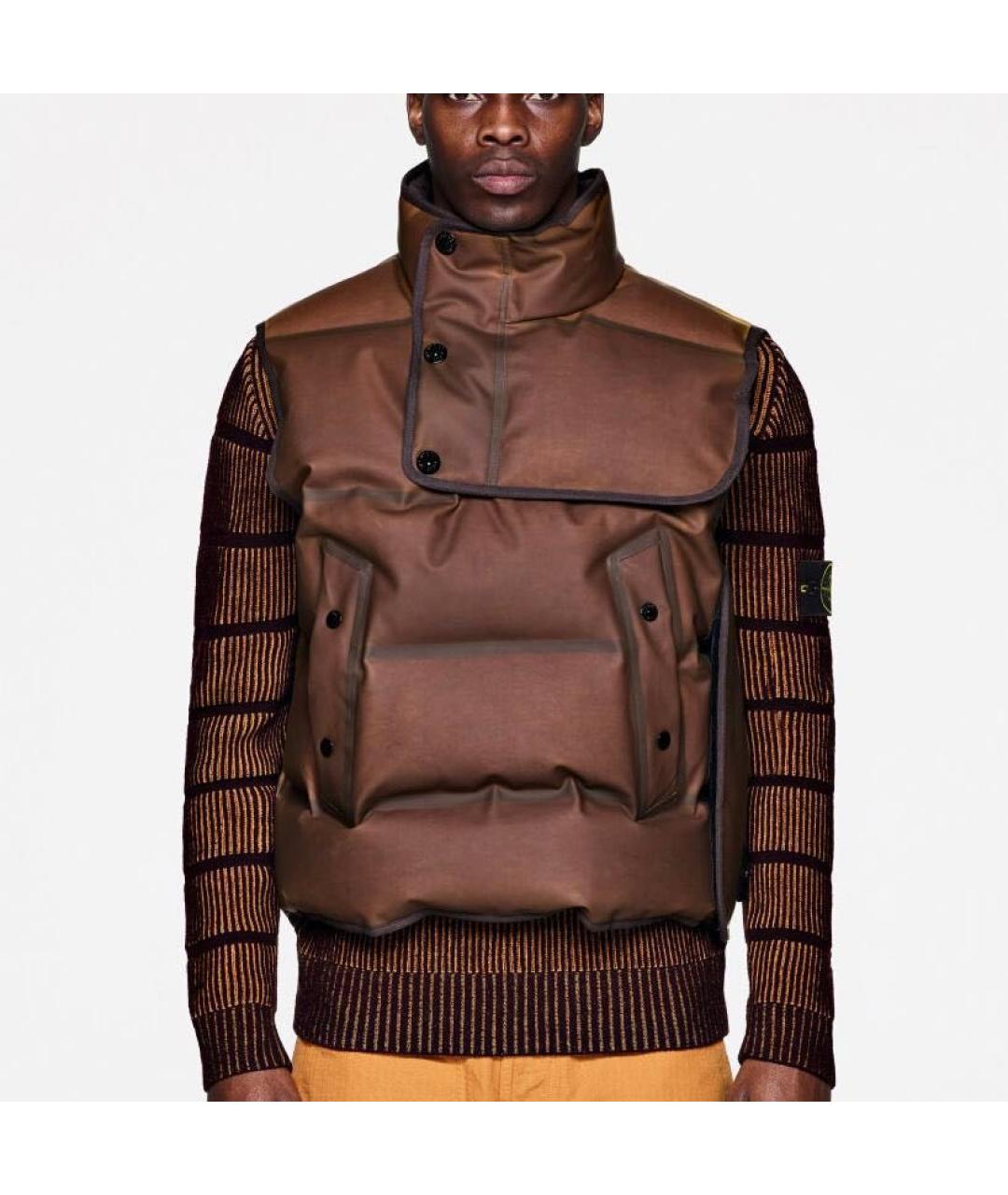 STONE ISLAND Оранжевый жилет, фото 6