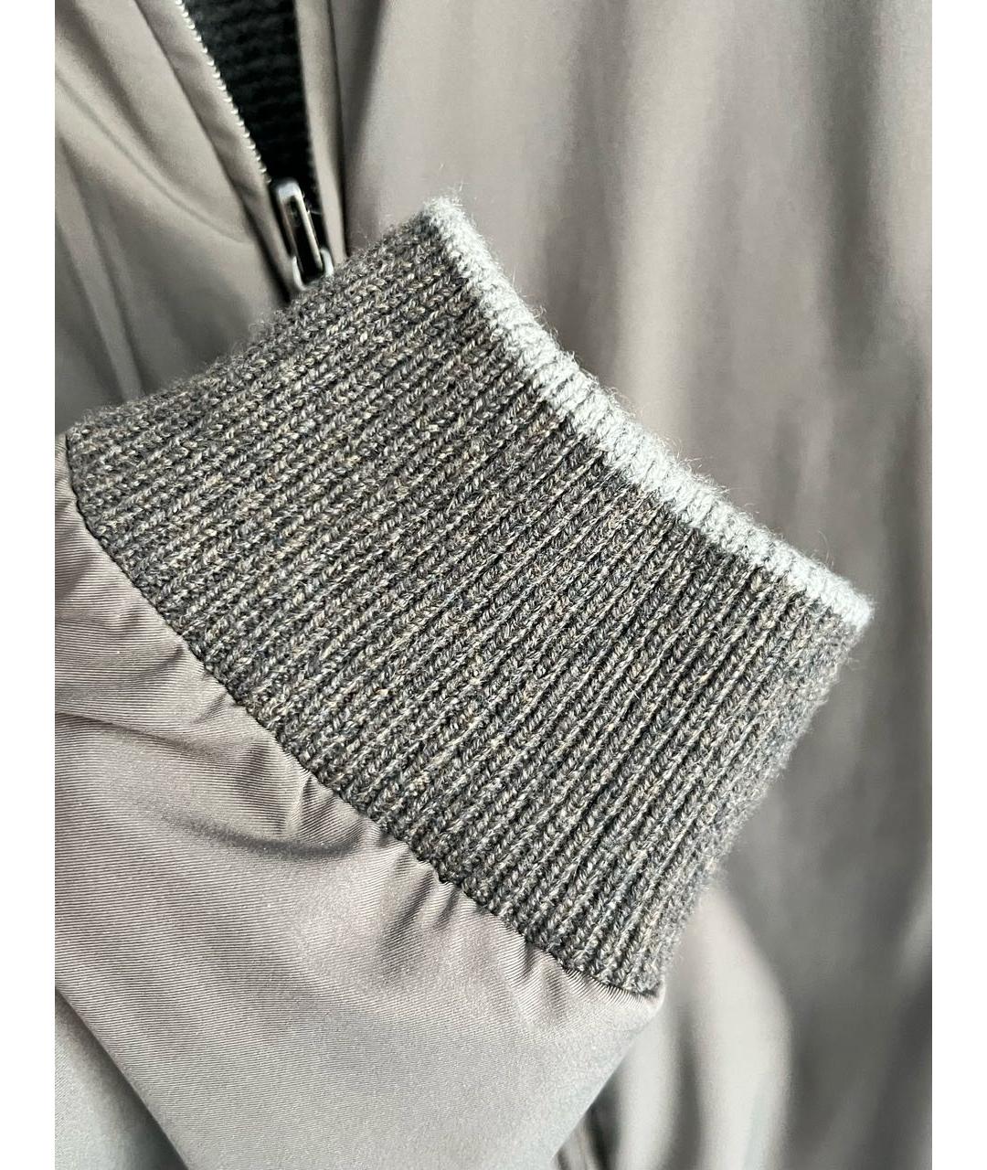 LORO PIANA Серый кашемировый кардиган, фото 4