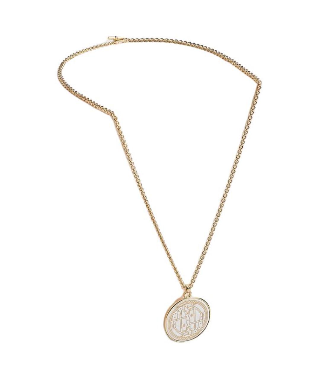 HERMES Золотое металлическое колье, фото 2