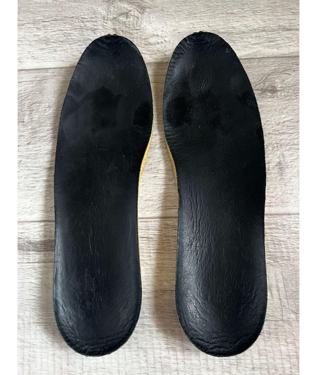 GIUSEPPE ZANOTTI DESIGN Черные кожаные низкие кроссовки / кеды, фото 8