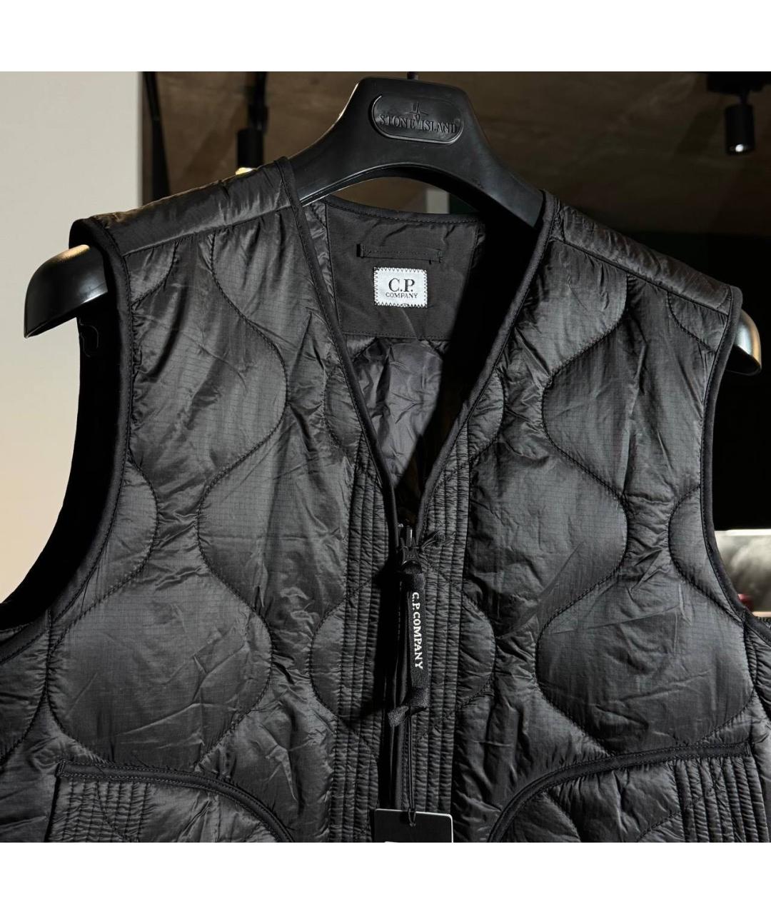 CP COMPANY Черный жилет, фото 3
