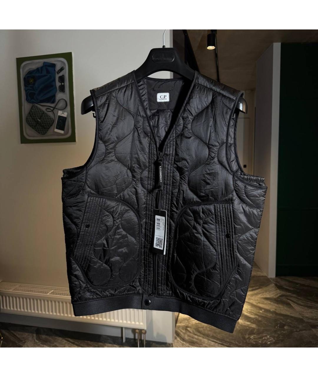 CP COMPANY Черный жилет, фото 5