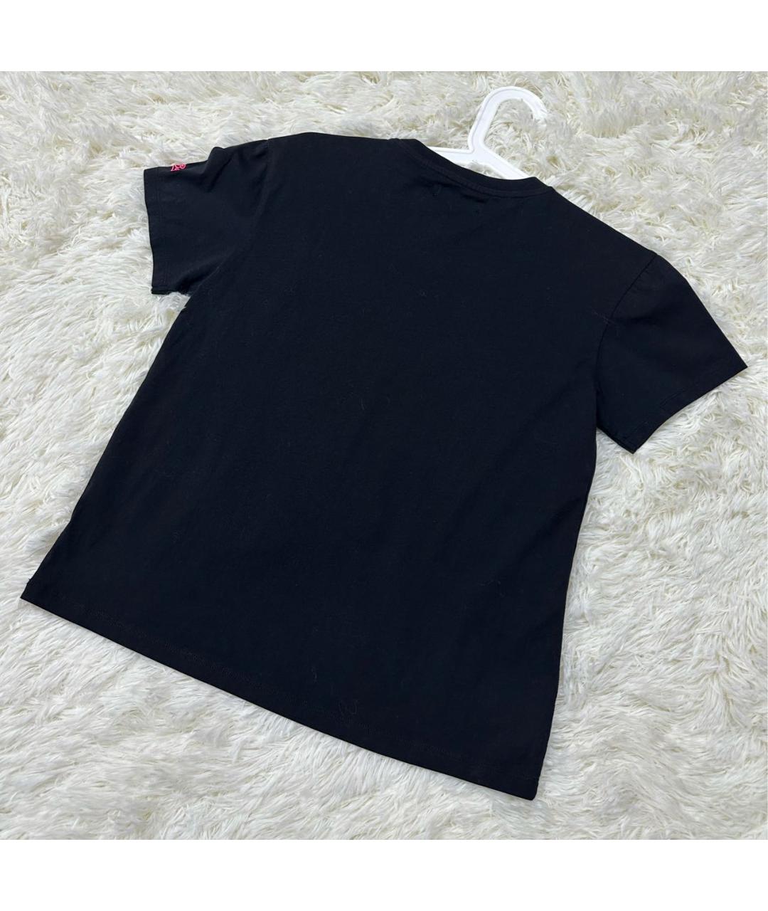 MC2 SAINT BARTH Черная хлопковая футболка, фото 5