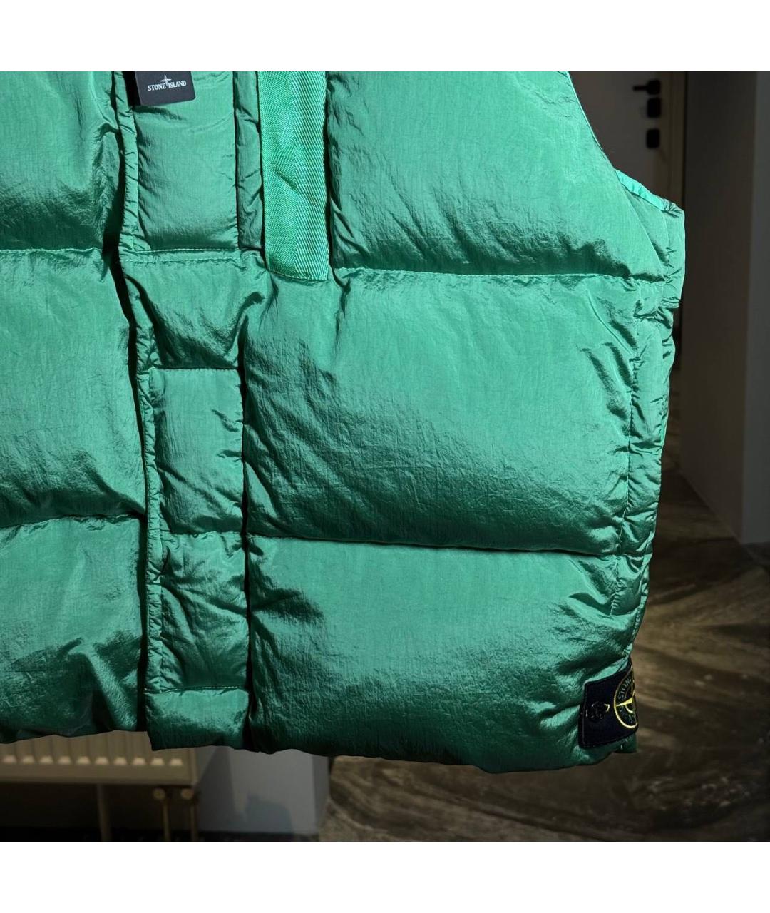 STONE ISLAND Салатовый жилет, фото 3