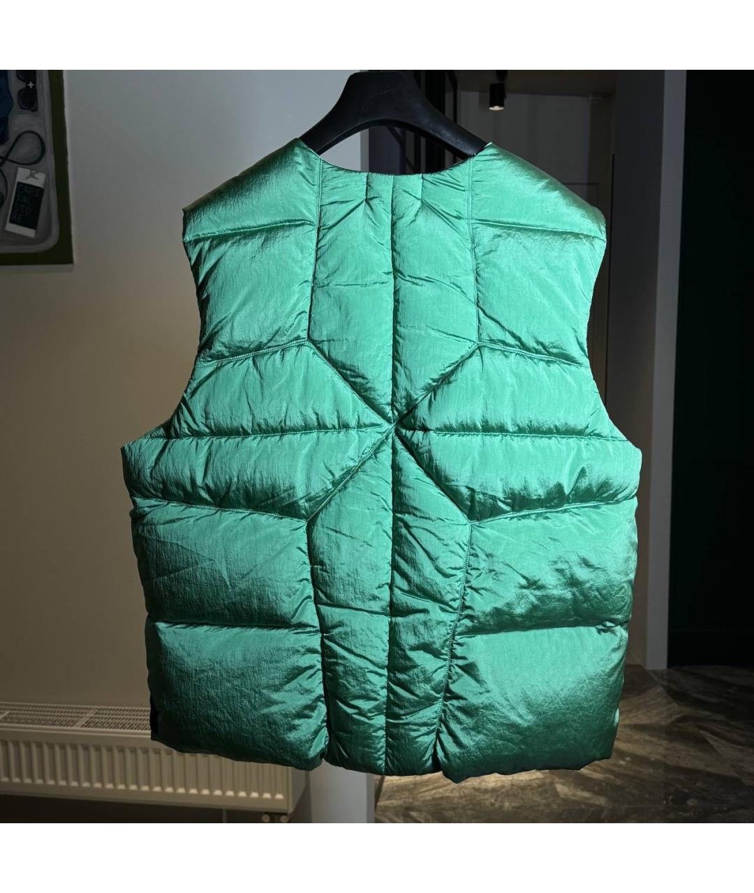 STONE ISLAND Салатовый жилет, фото 2