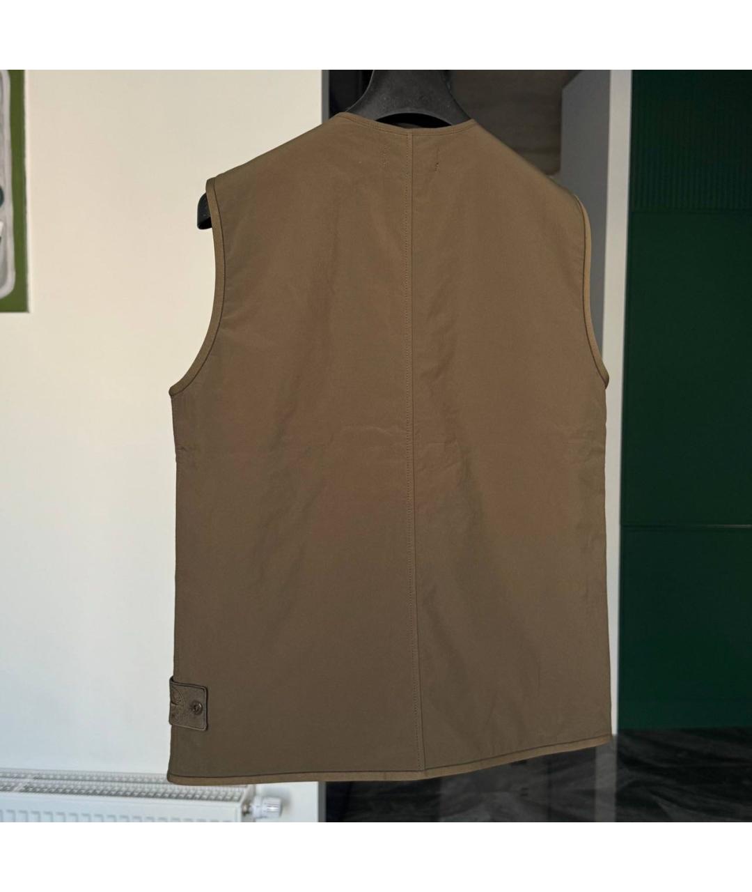 STONE ISLAND Хаки жилет, фото 2