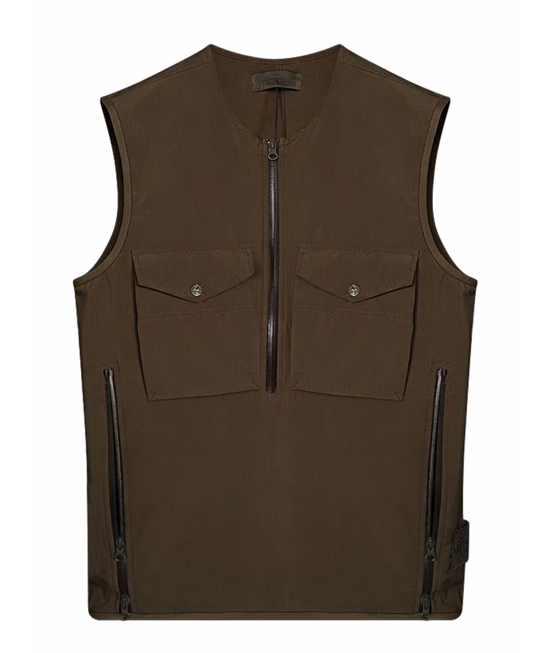 STONE ISLAND Хаки жилет, фото 1