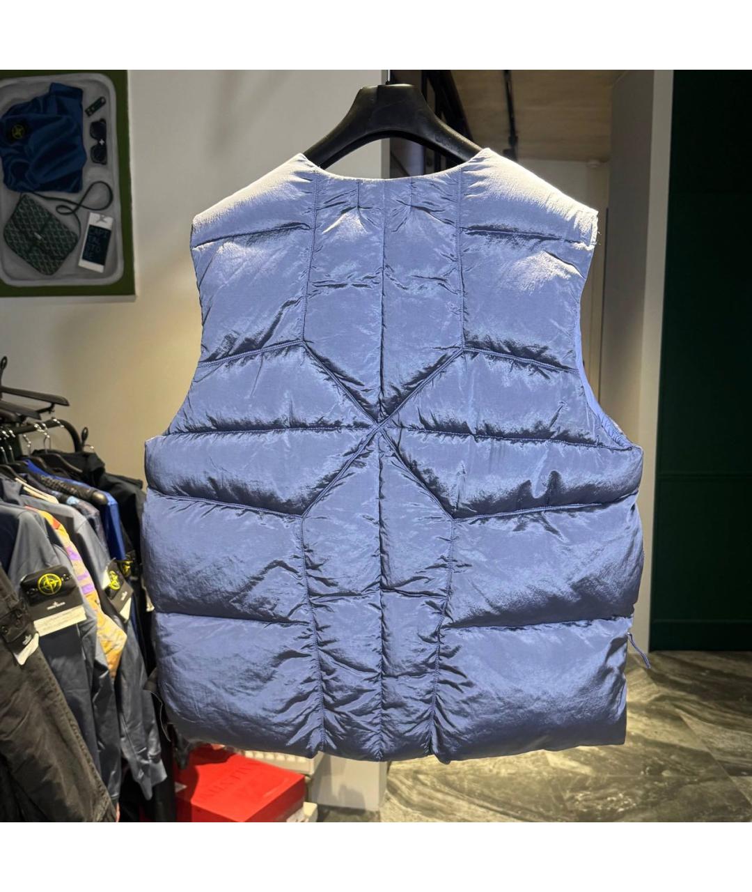 STONE ISLAND Синий жилет, фото 2