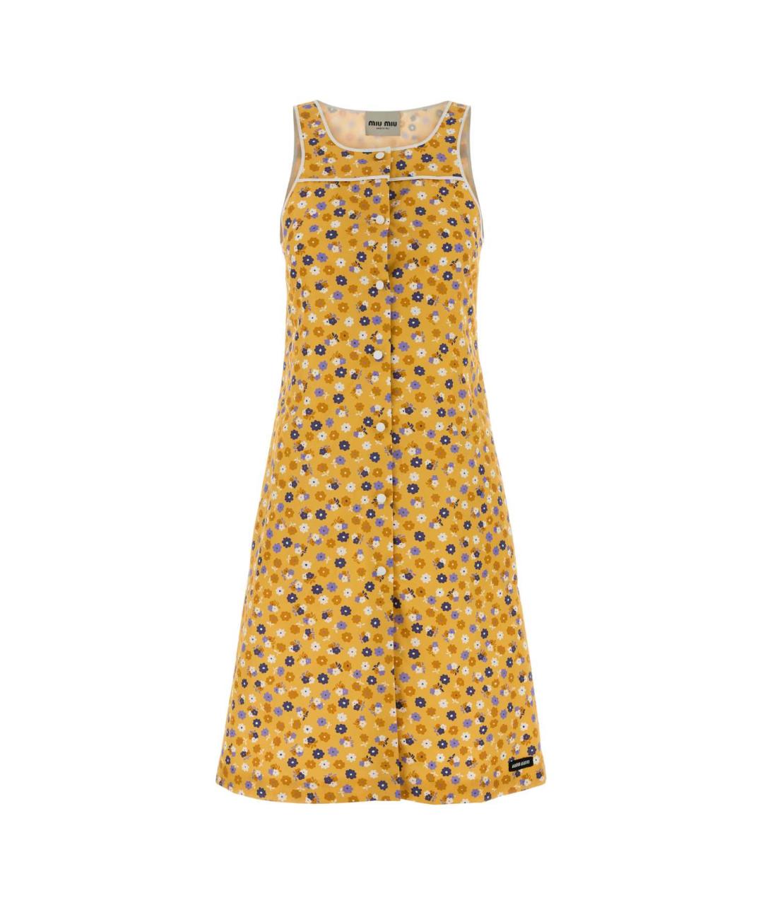 MIU MIU Хлопковое повседневное платье, фото 1