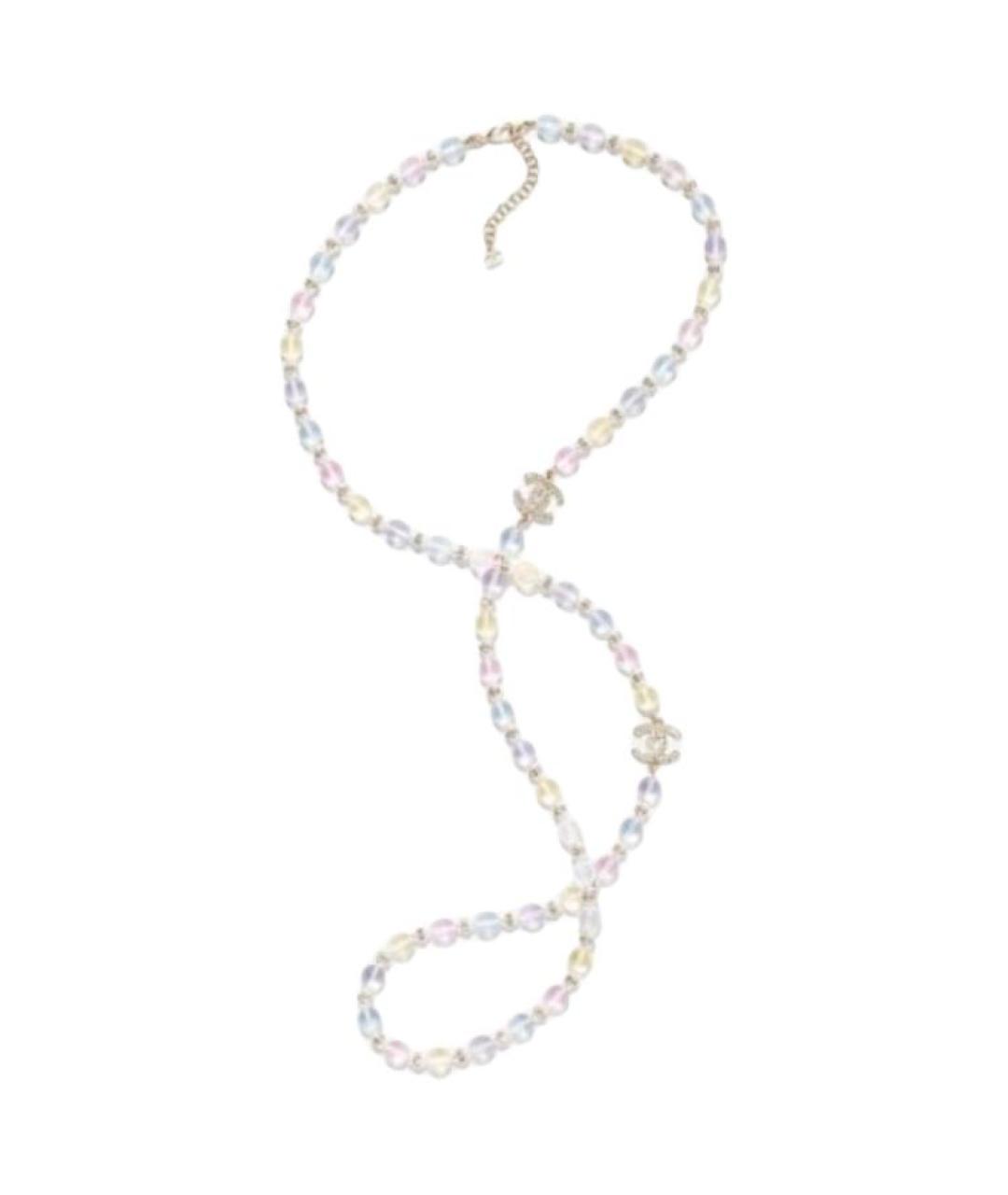 CHANEL Золотое металлическое колье, фото 1