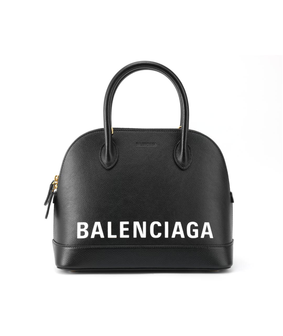 BALENCIAGA Черная кожаная сумка через плечо, фото 2